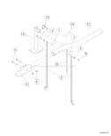 Part Location Diagram of 70936 Bear Cat Weldment, Hitch Jack